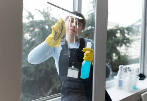 Nettoyage de vitres intérieures et extérieures à Lanhouarneau